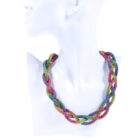 Collana con strass regolabile fantasia colorata | Daylop abbigliamento